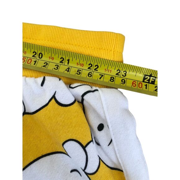 Disney Yellow Winnie the Pooh Cropped Cotton Loungewear Sweatpants 2X - Picture 5 of 14